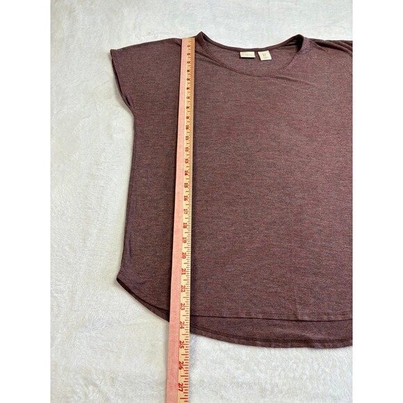 St. Tropez West Mauve Purple Mineral Wash Short Sleeve Tee Shirt size small - Picture 3 of 5